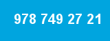 978 749 27 21 978 749 27 21